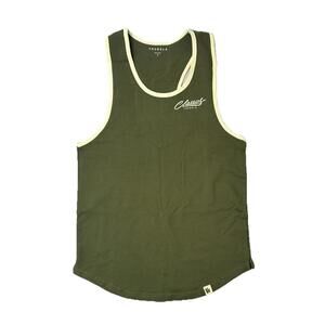YoungLA 324 Classics Green Tank Top Mens Small Bodybuilding Fitness Gym NWT